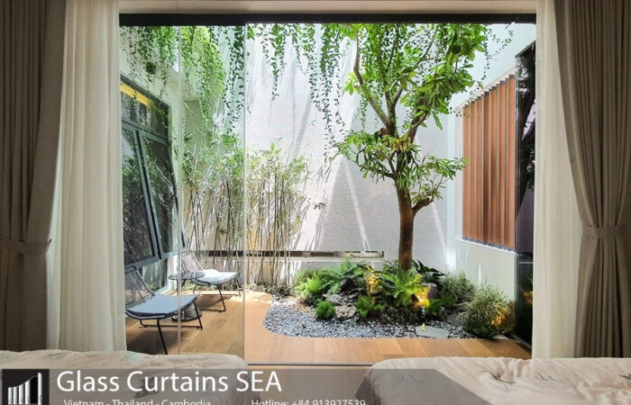 10 mẫu cửa kính không khung tiêu chuẩn Châu Âu hiện đại, thanh lịch