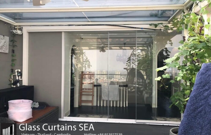 10+ Mẫu cửa kính âm sàn cao cấp, sang trọng