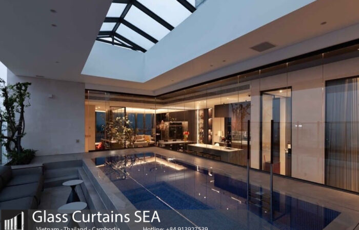 10 Ưu điểm nổi bật của cửa kính không khung đa năng