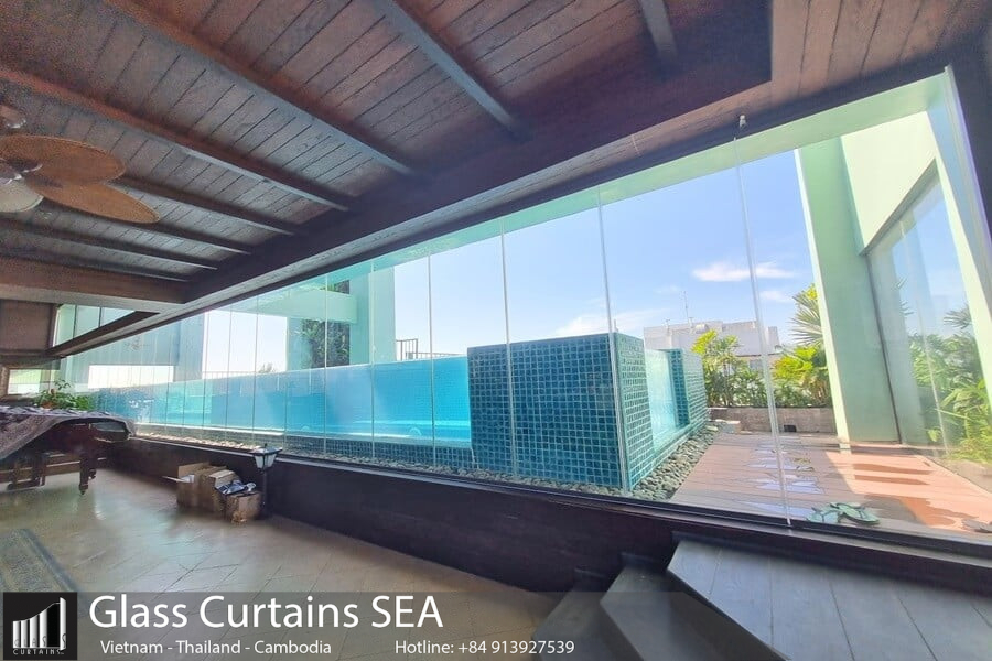 Giới thiệu tính năng chống nước của cửa kính không khung Giới thiệu tính năng chống nước của cửa kính không khung