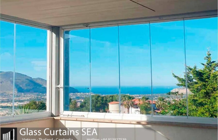 15+ Mẫu Cửa sổ kính cường lực không khung được yêu thích nhất 2024