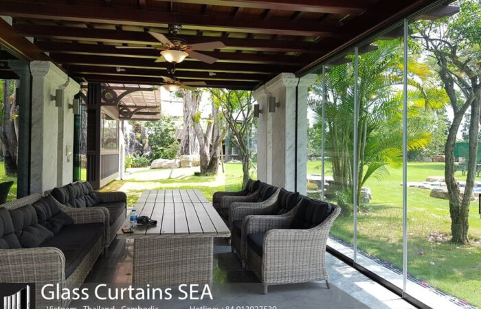 3 Mẫu cửa kính không khung tiết kiệm điện nhờ lấy sáng tốt