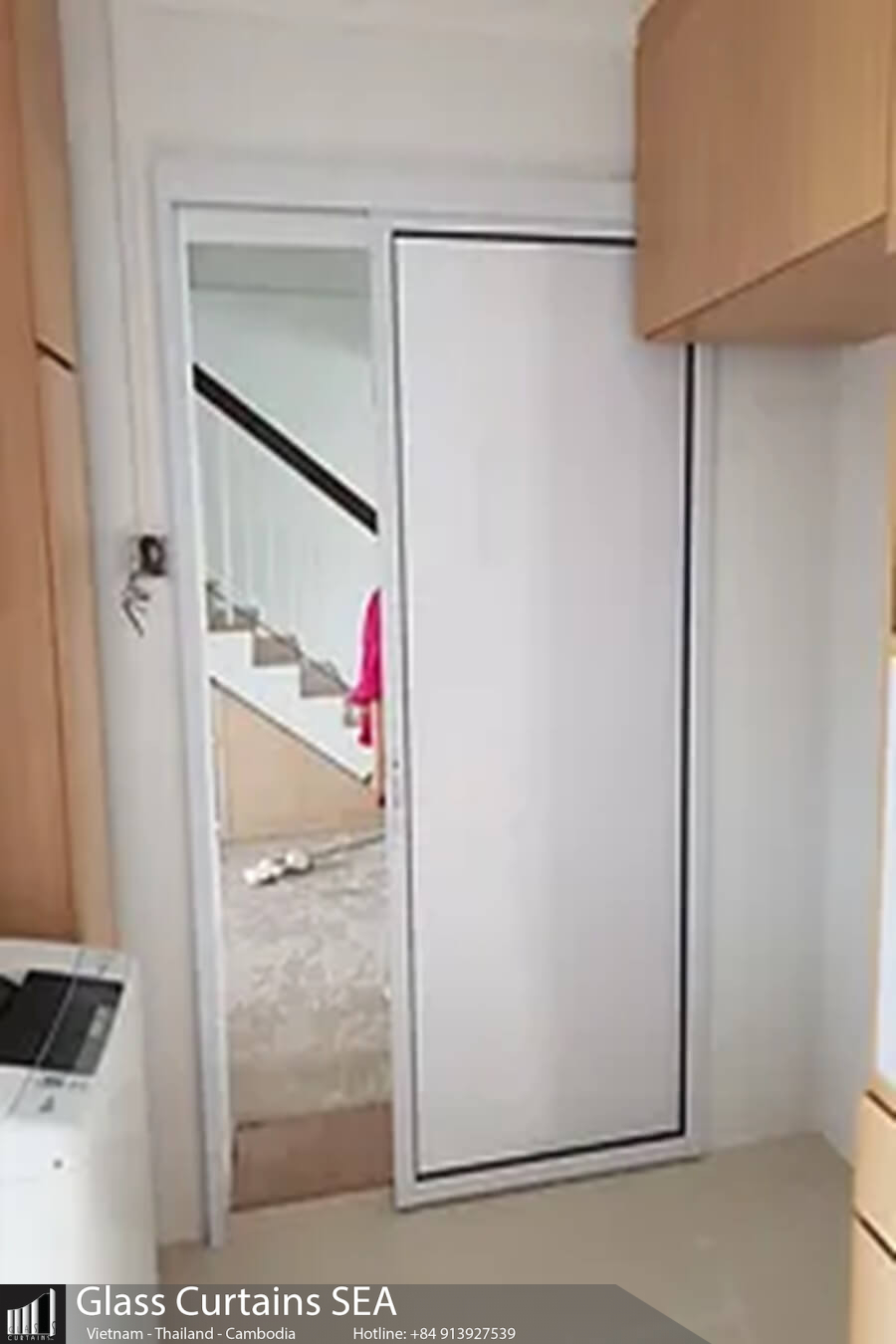 Mẫu cửa lùa 1 cánh đẹp cho căn hộ