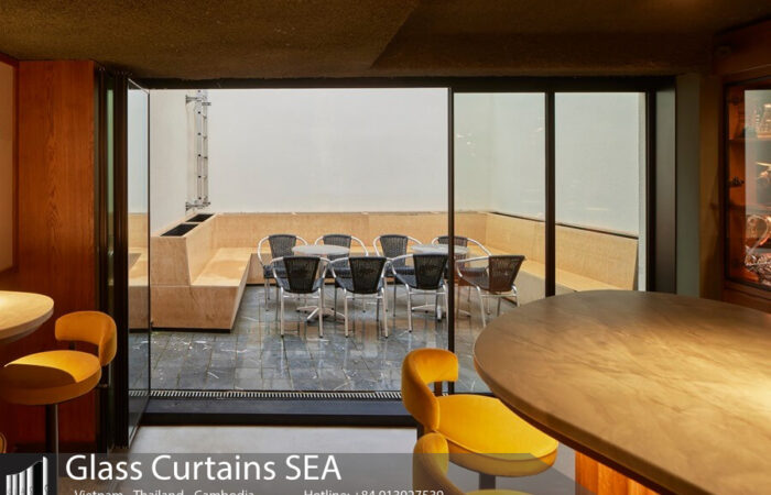 Cửa kính hộp, cửa kính xếp trượt cao cấp