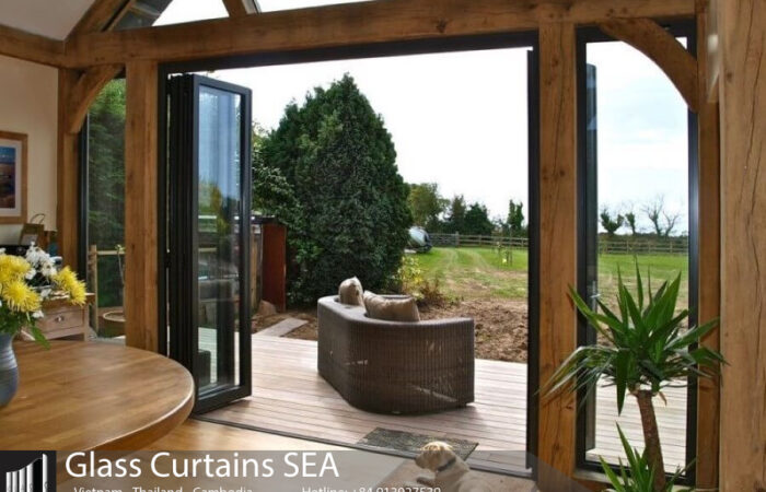 Top 5 mẫu cửa nhôm kính lùa xếp trượt thịnh hành nhất 2024