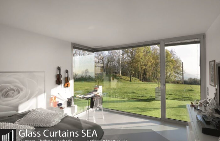 Top 5 mẫu cửa nhôm kính cường lực thẩm mỹ, chất lượng cao