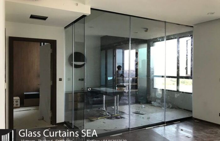 Lắp đặt cửa kính không khung hàng đầu Việt Nam với giá cạnh tranh