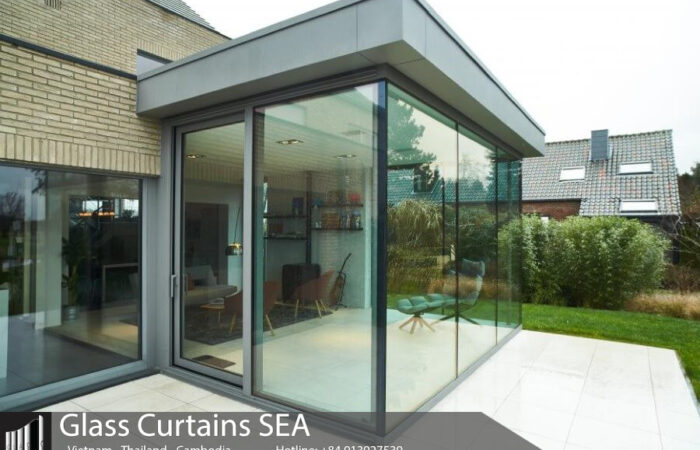 Đặc điểm nổi trội cửa kính kéo 2 cánh đẹp, hiện đại