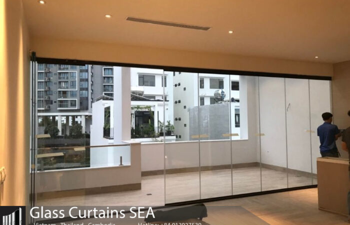 Thi công cửa kính cường lực tại Cần Thơ