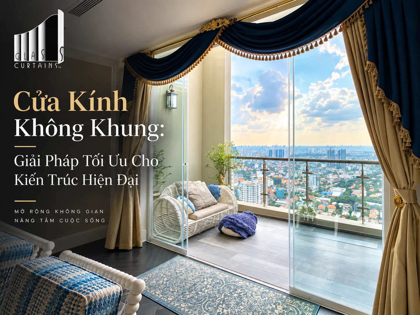 Cửa Kính Không Khung Giải Pháp Tối Ưu Cho Kiến Trúc Hiện Đại